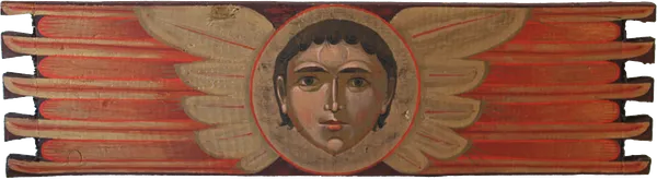 Image of Херувим by Alina Hrubets, size: 10,5х40 см, Icons medium, part of the Метаморфоза артефактів війни series Photo 2 of 6.