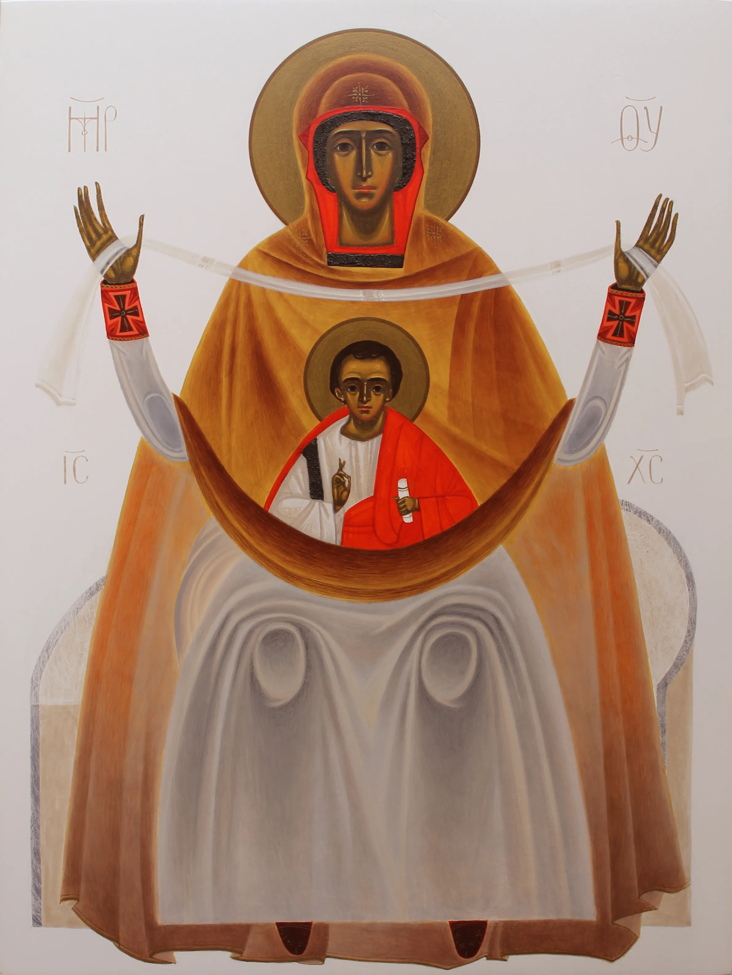 Image of Покрова by Alina Hrubets, size: 30х40 см, Icons medium, part of the 2024 series