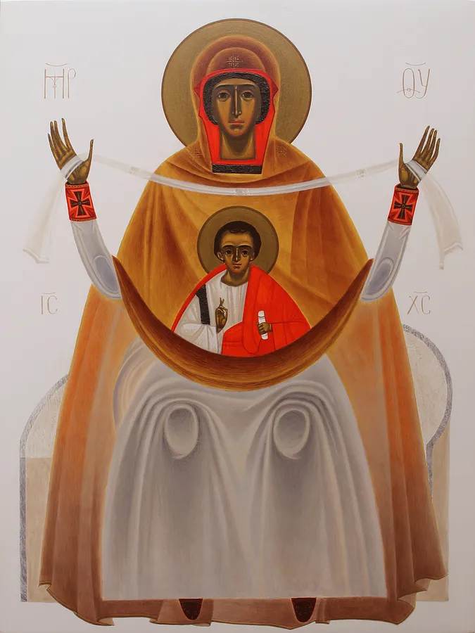 Image of Покрова by Alina Hrubets, size: 30х40 см, Icons medium, part of the 2024 series