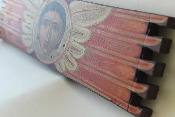 Image of Херувим by Alina Hrubets, size: 10,5х40 см, Icons medium, part of the Метаморфоза артефактів війни series Photo 3 of 6.