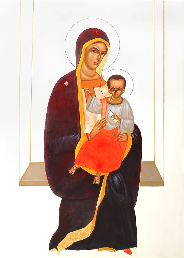 Image of Собор Богородиці by Alina Hrubets, size: 35х25 см, Icons medium, part of the 2025 series, priced at $350