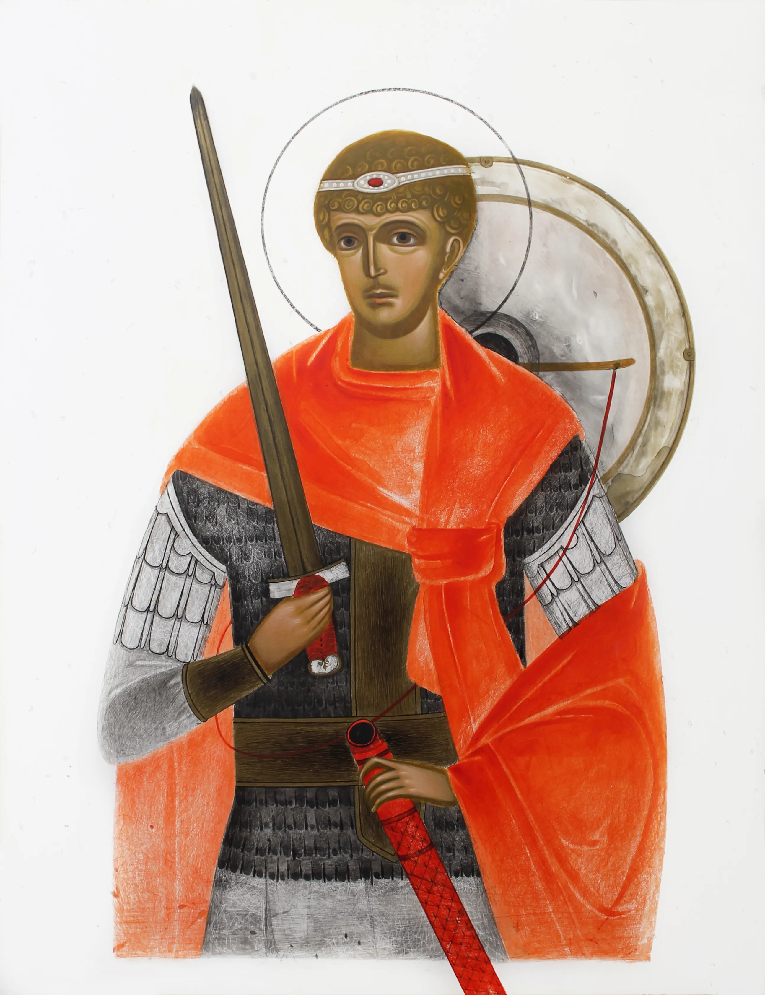 Image of Св. Юрій by Alina Hrubets, size: 24х31 см, priced at $400