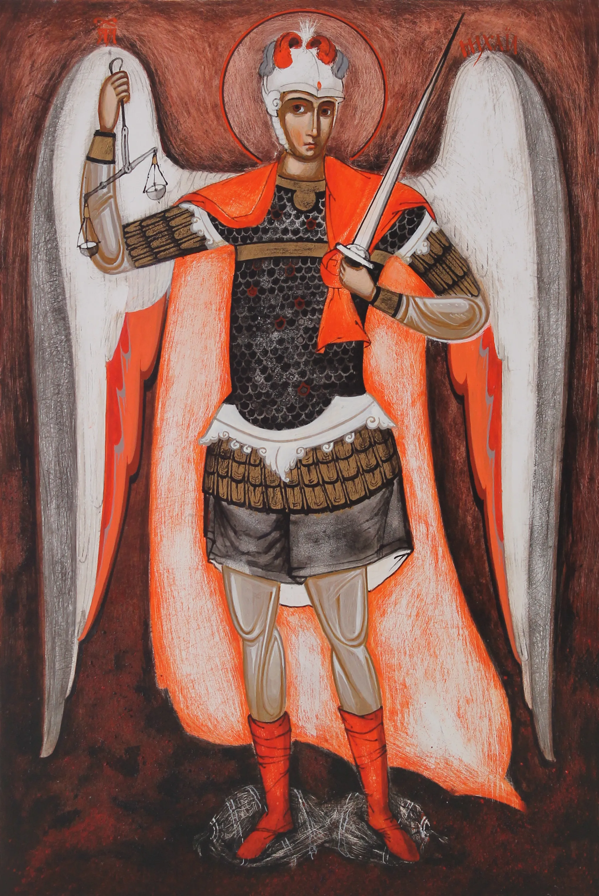 Image of Архангел Михаїл by Alina Hrubets, size: 30х20 см, priced at $400
