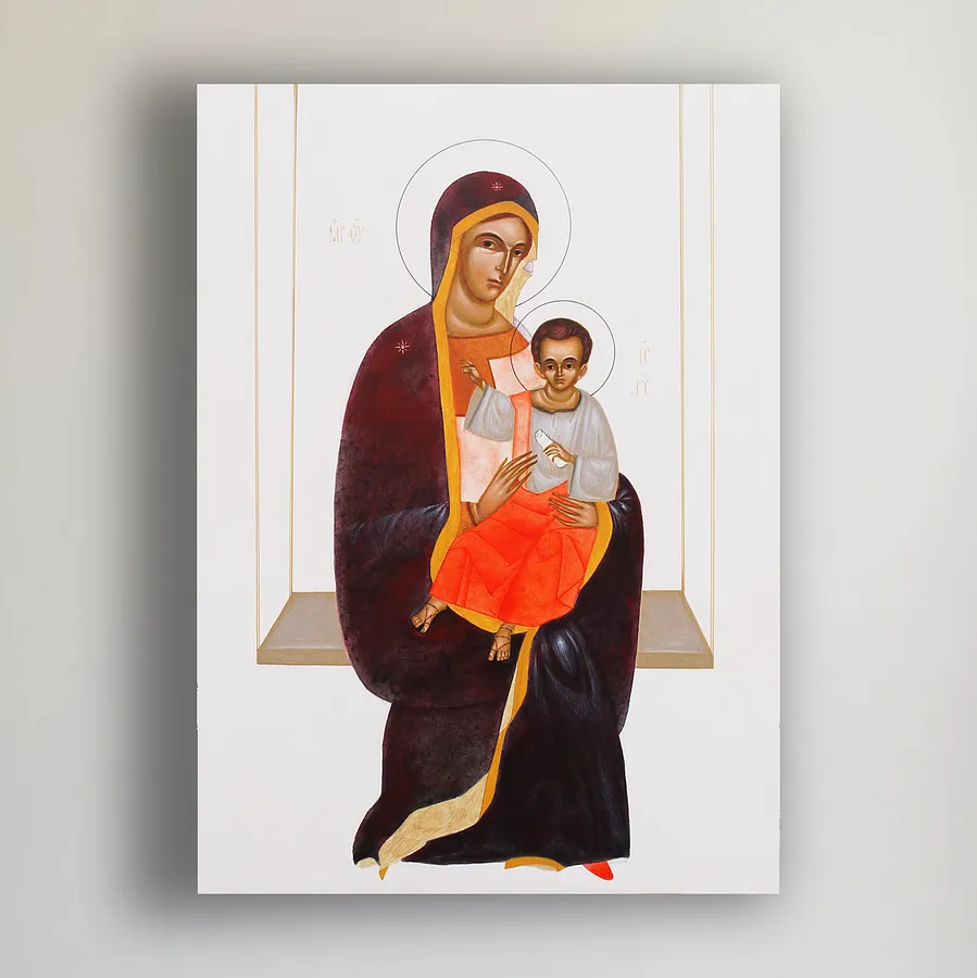 Image of Собор Богородиці by Alina Hrubets, size: 35х25 см, Icons medium, part of the 2025 series, priced at $400